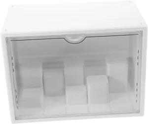 Cabilock Clear Acrylic Display Case for Figures Stackable Storage Box for Collectibles Versatile Showcase Figures and Miniatures and Space-saving Design for Home Use