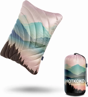 Camping Pillow,Supportive Compressible Travel Pillow Large Size Lightweight Camp Pillow with Storage Bag for Camping,Hiking,Backpacking,Airplane