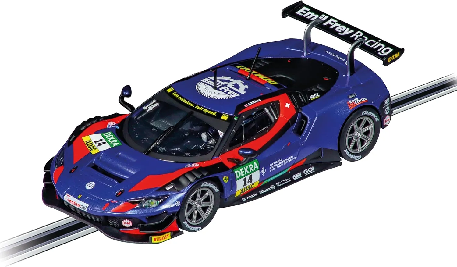Carrera 32000 Ferrari 296 GT3 Emil Frey Racing, No.14, DTM 2023 1:32 Scale Digital 132 Slot Car