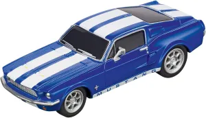 Carrera 64146 Ford Mustang '67 Racing Blue GO Analog Slot Car Racing Vehicle 1:43 Scale