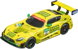 Carrera 64169 Mercedes-AMG GT3 Mann-Filter Team HTP No. 47 1:43 Scale Analog Slot Car Racing Vehicle GO!!! Slot Car Race Tracks