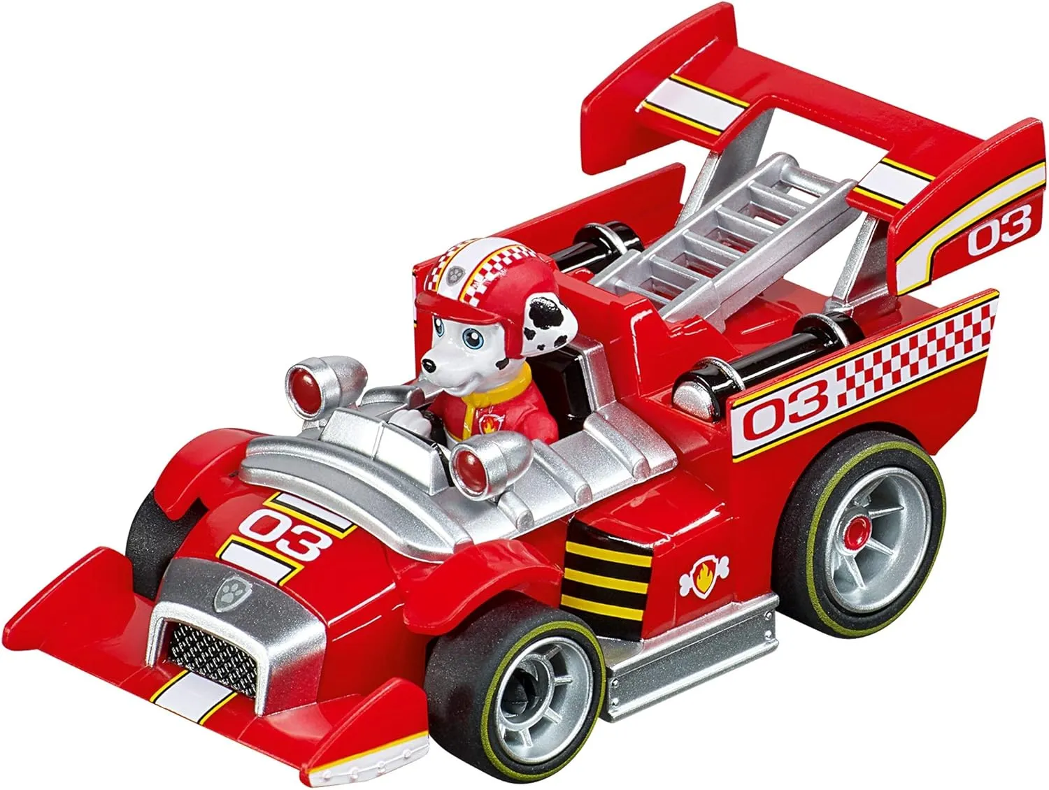 Carrera 64176 PAW Patrol Ready Race Rescue Marshall 1:43 Scale Analog Slot Car Racing Vehicle GO Slot Car Race Tracks