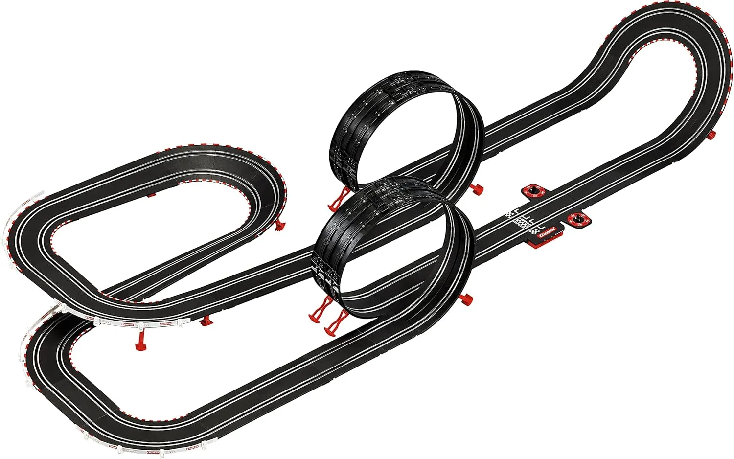 Carrera GO Electric Powered Slot Car Racing Kids Toy Race Track Set 1:43 Scale, DTM High Speed Showdown