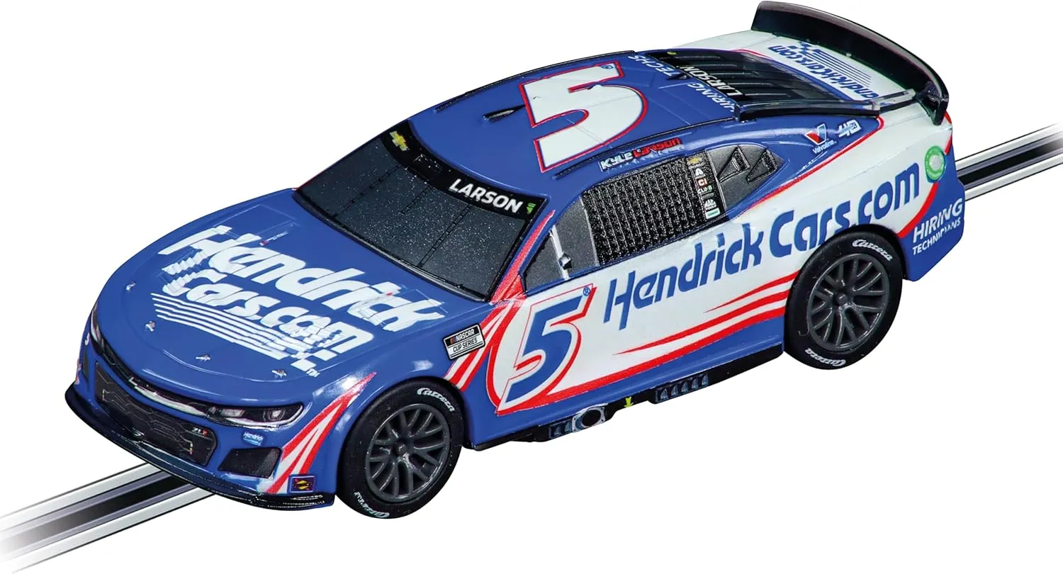 Carrera GO Electric Powered Slot Car Racing Kids Toy Race Track Set 1:43 Scale, NASCAR Watkins Glen Duel