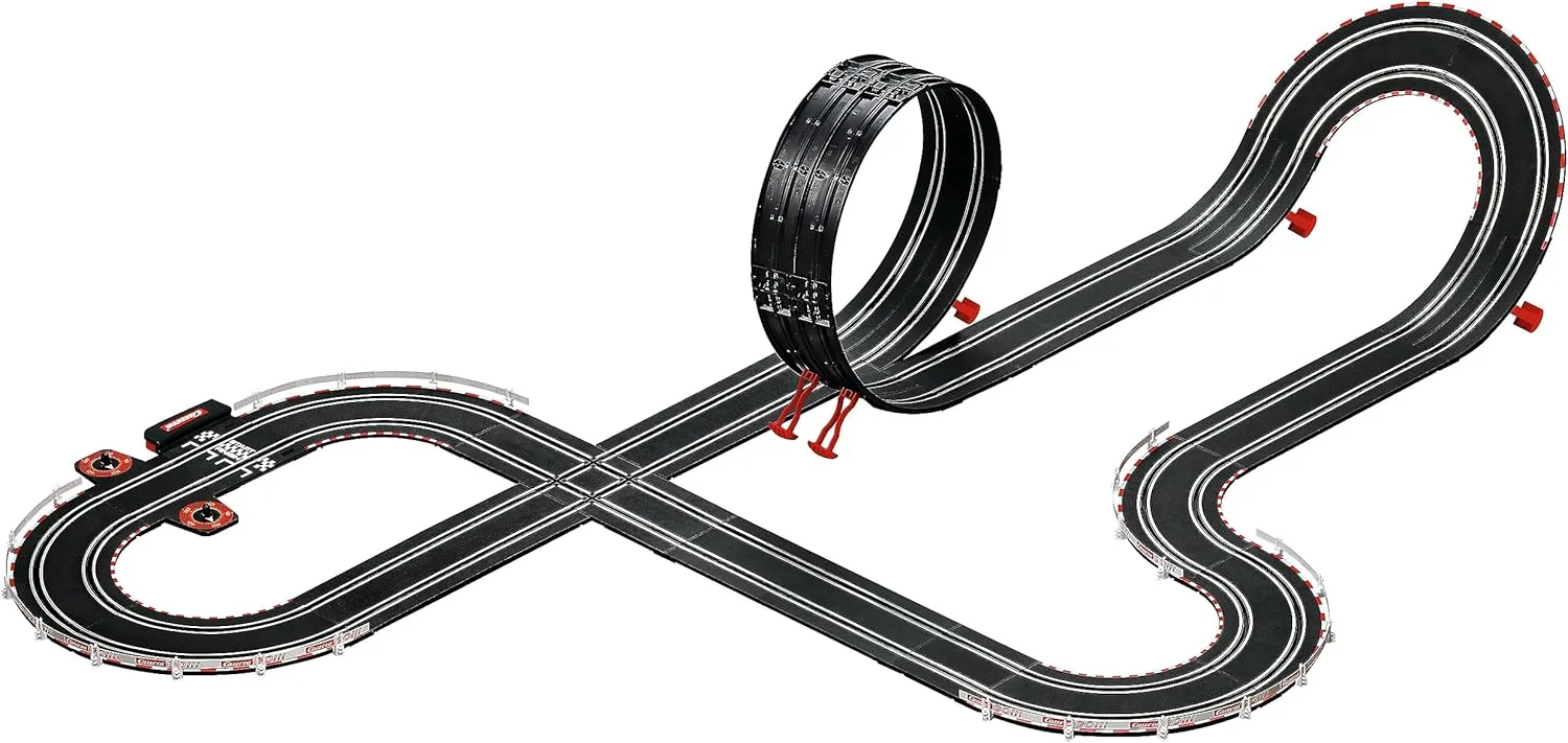 Carrera GO Electric Powered Slot Car Racing Kids Toy Race Track Set 1:43 Scale, Power Lap