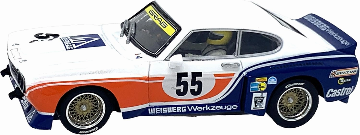 Carrera 30927 Ford Capri RS No. 55 DRM 1975 1:32 Scale Digital Slot Car Racing Vehicle for Carrera Digital Slot Car Race Tracks