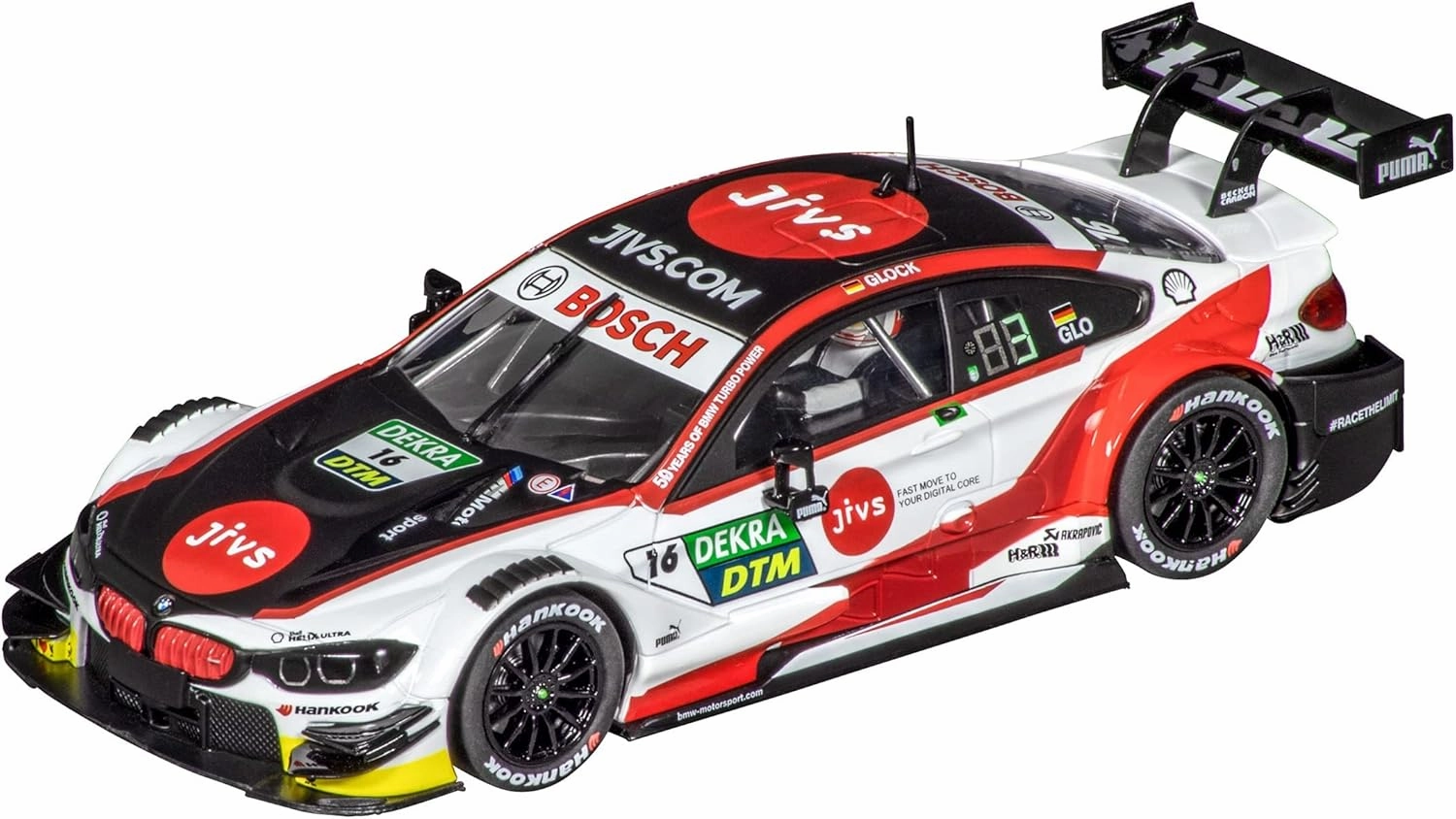 Carrera 31017 BMW M4 DTM T.Glock No.16 1:32 Scale Digital Slot Car Racing Vehicle Digital Slot Car Race Tracks