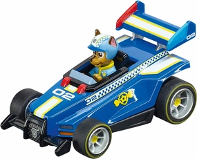 Carrera 64175 PAW Patrol Ready Race Rescue Chase 1:43 Scale Analog Slot Car Racing Vehicle GO!!! Slot Car Race Tracks Blue