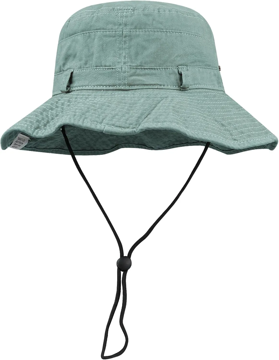 Clakllie Wide Brim Fishing Safari Hats Windproof Bucket Hat Breathable Boonie Hat Outdoor Kayaking Rowing Caps