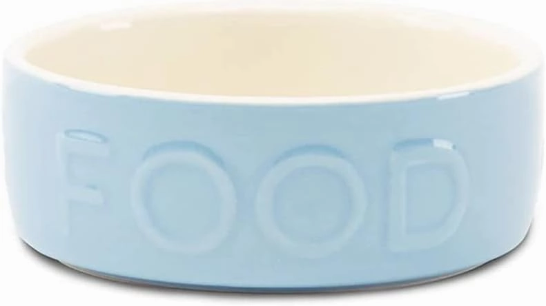 Classic Stoneware Pet Food Bowl 13 cm x 13 cm x 5 cm Blue