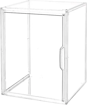 Clear Display Box Scale Car Display Box Showcase Dustproof Stackable Model Display Case Figures Display Stand for Toy Perfume, Single Layer