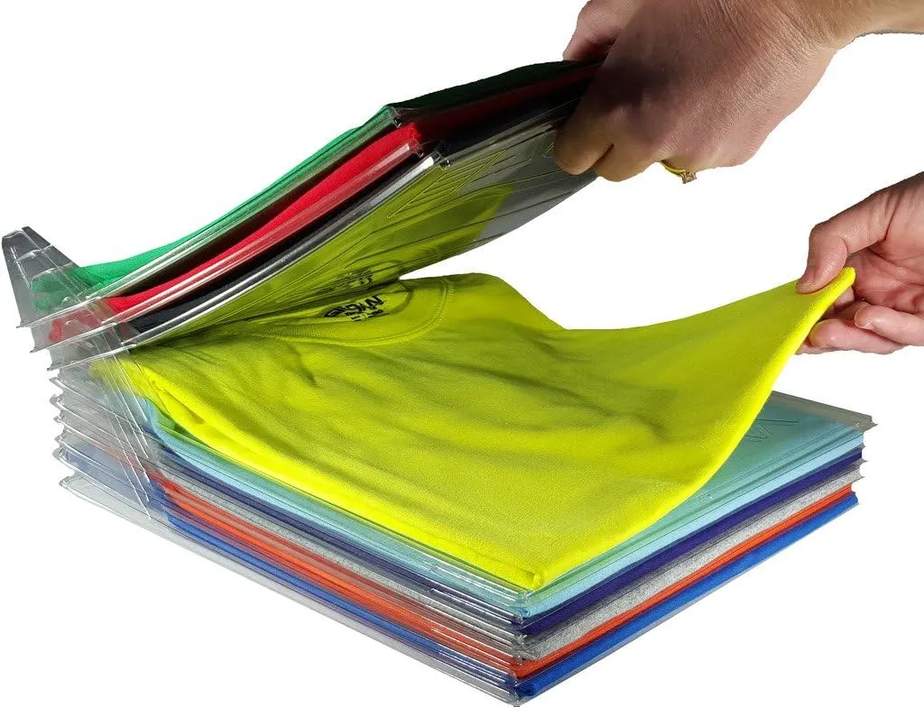 Closet Organizer and Shirt Folder | Regular Size, 20-Pack