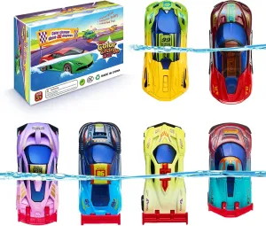 Color Change Race Car Series - 6pcs Mini Color Change Sports Car Toy,Vehicle Bath Toy Set,Bathtub Water Table Toy,for Easter Fillers,Goodie Bags Fillers,Themed Party,Carnival Prize for Kids 3 