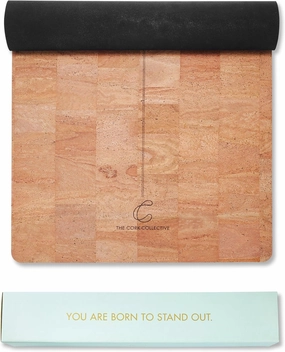 CorkTec Non Toxic Non Slip Thick Cork Yoga Mat with Eco-Friendly Organic/Vegan Cork, Pilates Mat, Hot Yoga Mat, Bikram, Great Men/Women/Kid Yoga Mat, Chemical Free 4MM 72” x 24” The Cork Collective