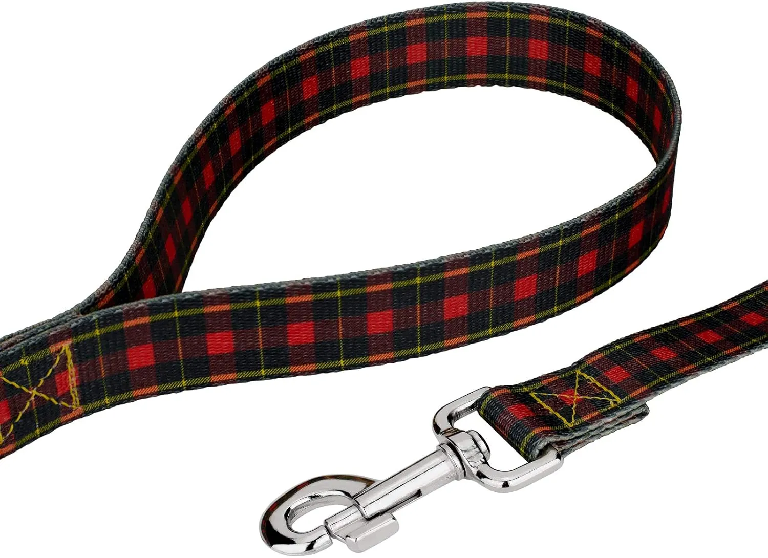 Country Brook Design - 1 Inch Buffalo Plaid Dog Leash - 6 Feet