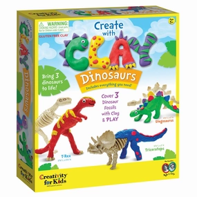 Creativity for Kids Create with Clay Dinosaurs