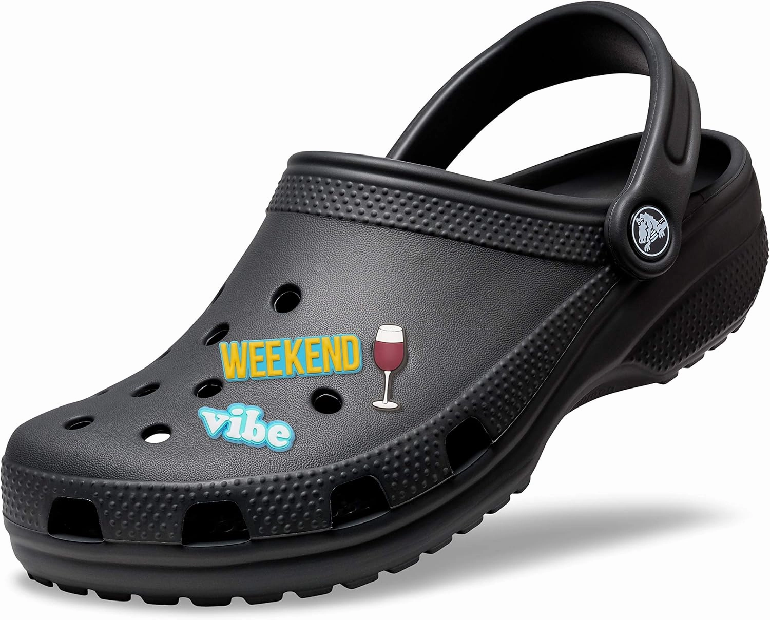 Crocs Mens and Womens Classic Clog w/Jibbitz Charms 3-Packs for Her