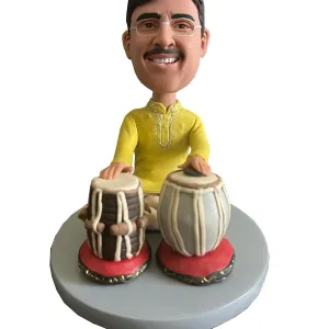 Custom Bobblehead Musical Instrument The Drummer Custom Bobblehead,Custom Personalized Unique Handmade Bobbleheads Figurine Personalized Custom Full, Action Figure Based on Your Photo
