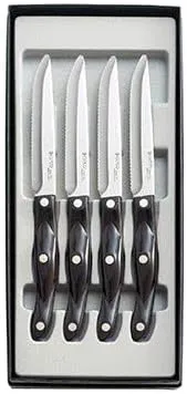 CUTCO Cutlery 4-Piece Steak Knives Knife Set Classic Black #2159
