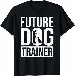 Cute Dog Trainer Design For Men Women Dog Agility Training T-Shirt