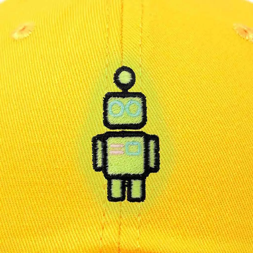 DALIX Robot Embroidered Glow in The Dark Hat Dad Hat Cotton Baseball Cap