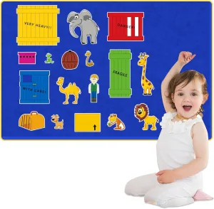 Dear Zoo Felt Board Story Sets 17 Pcs Felt Pieces Preschool Storytelling Learning Activities Early Learning Interactive Play Kit