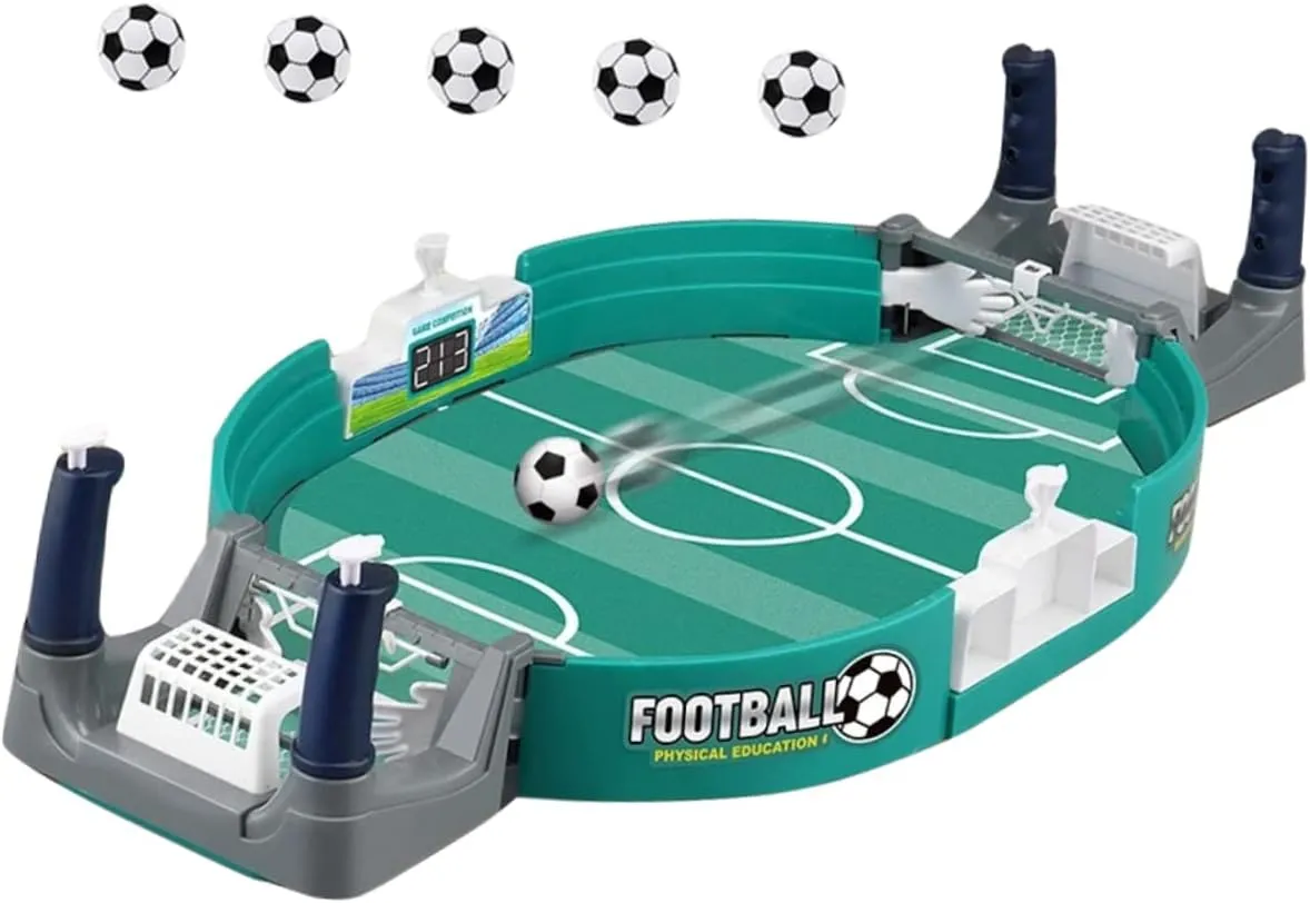 DECHOUS 1Set Table Soccer Game Interactive Desktop Foosball for Family Fun Improves Hand Eye Coordination Reflexes for Players for Indoor Entertainment