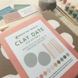 Deluxe Clay Date Activity Kit For Two by Breathe People