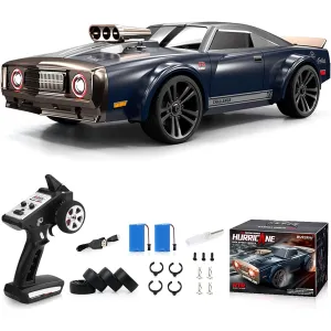 Desdoni RC Drift Car Remote Control Car 1/16 Scale 38KM/H High Speed 4WD RC Car 2.4Ghz Steering Control Full Scale with LED Light 2 Rechargeable Batteries Racing Gift for Kids and Adults
