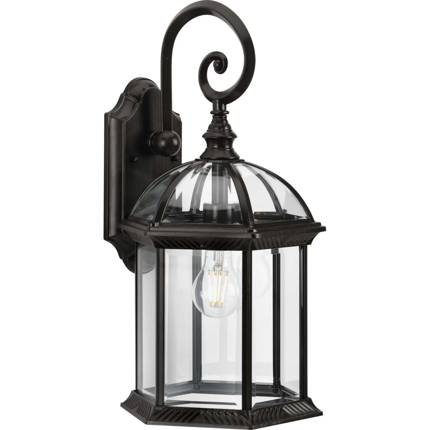 Dillard One Light Outdoor Wall Lantern in Antique Bronze