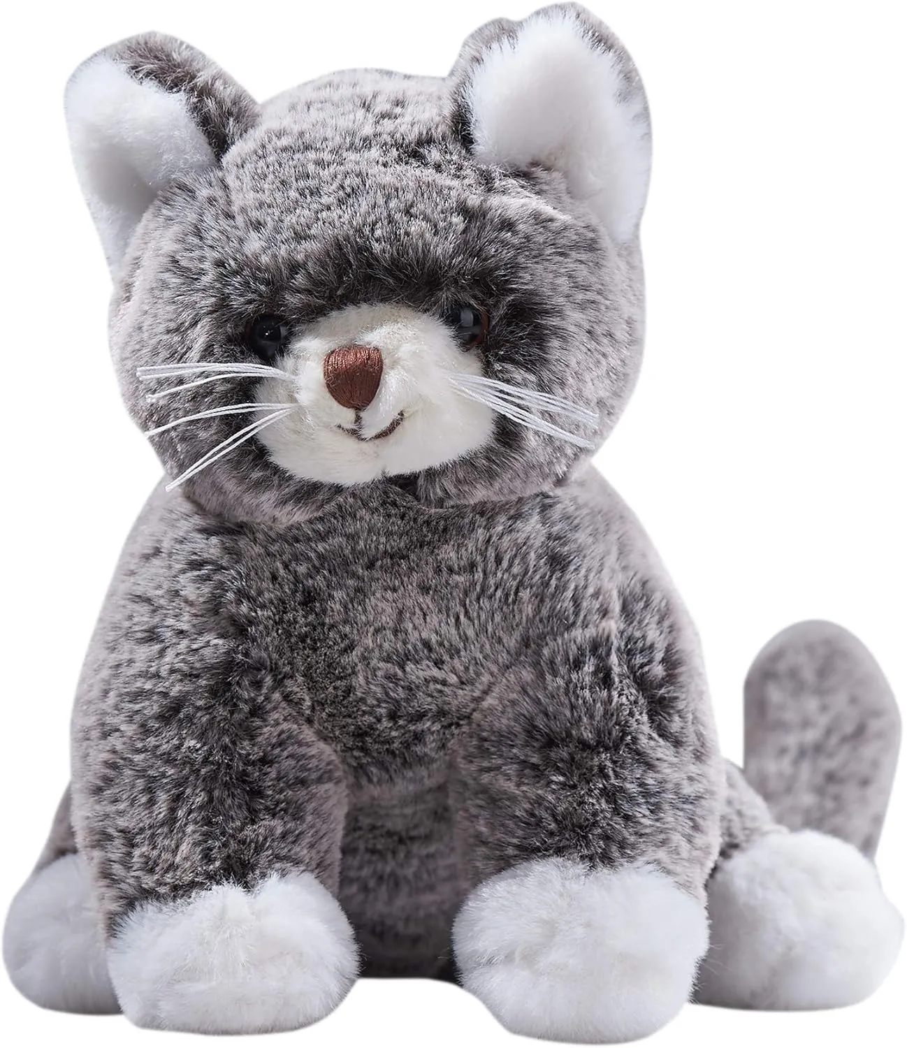 DILLY DUDU Classic Jumbles The Calico Cat/Kitten Stuffed Animal Plush Toy 10-Inch