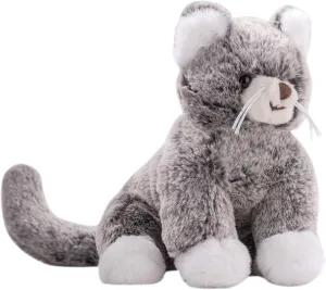 DILLY DUDU Classic Jumbles The Calico Cat/Kitten Stuffed Animal Plush Toy 10-Inch