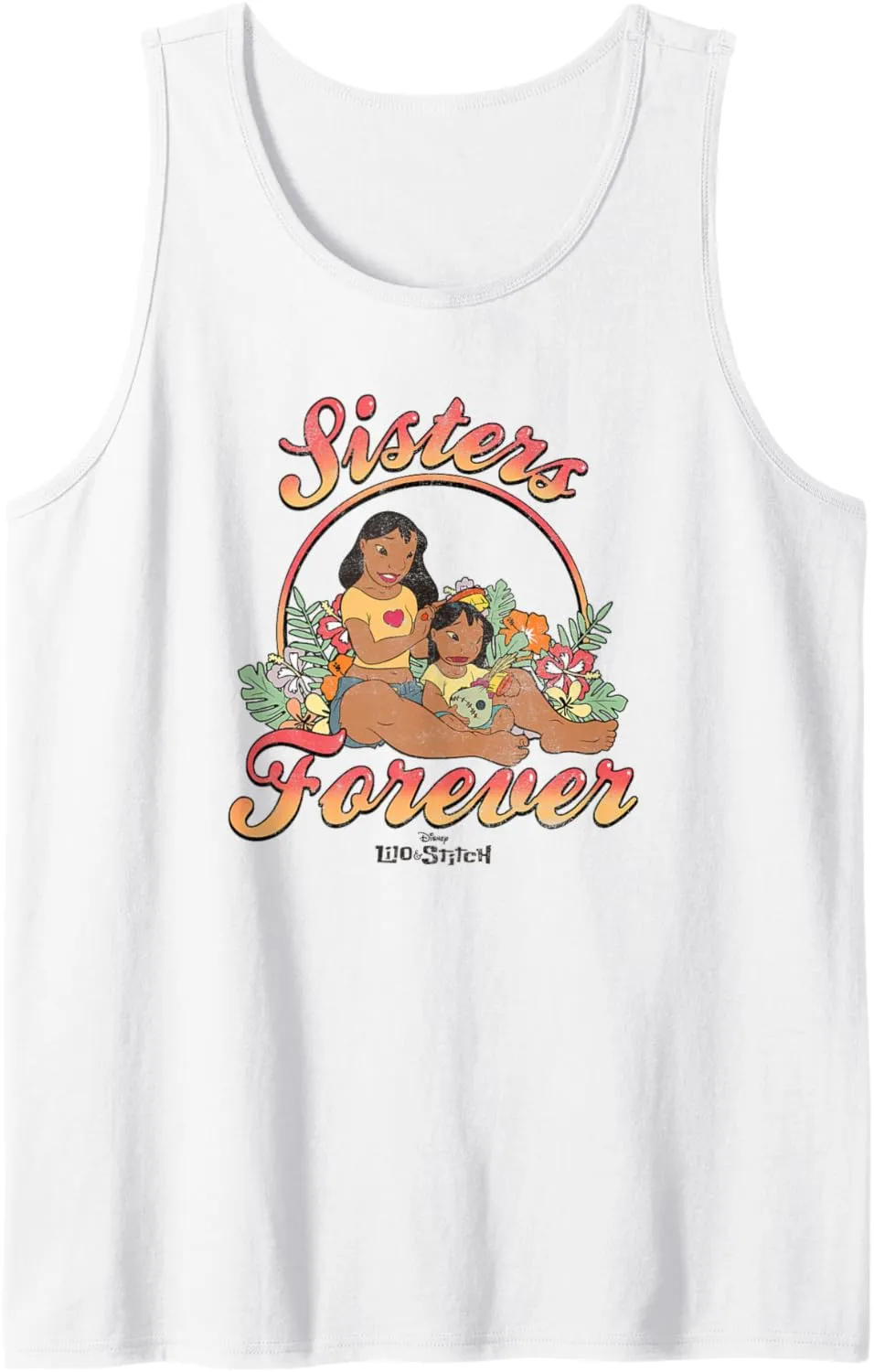 Disney Lilo & Stitch Nani and Lilo Sisters Forever Tank Top