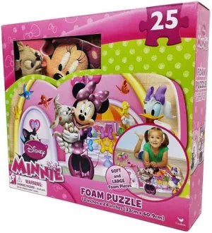 Disney Minnie 25-piece Floor Foam Puzzle Mat