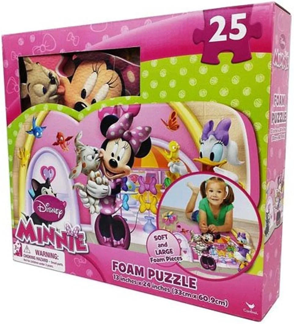 Disney Minnie 25-piece Floor Foam Puzzle Mat