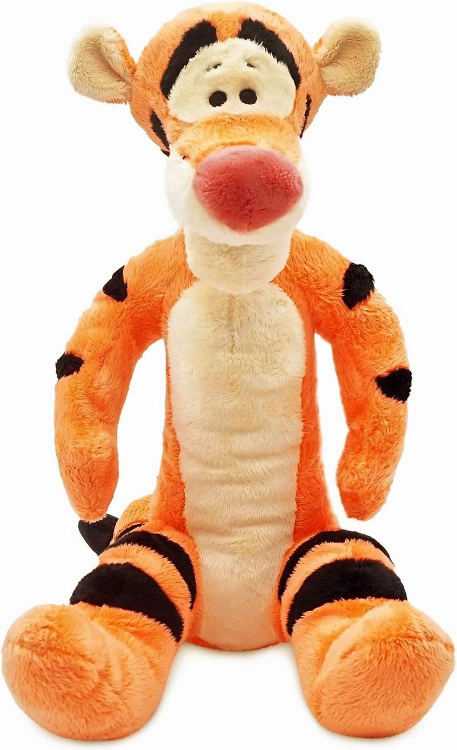 Disney Store Official Tigger Medium Soft Plush Toy, 44cm/17", Made With Soft-Feel Fabric With Embroidered Details And A Characterful Expression, Suitable For Ages 0 