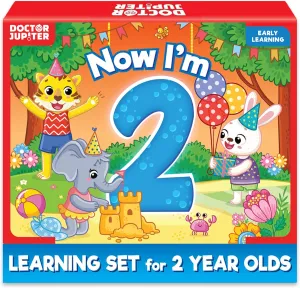 Doctor Jupiter Now I AM 2 | Educational Learning Toy for 2 Year Olds | Birthday Gift Ideas for Boys & Girls Ages 2  | Preschool Learning Activities