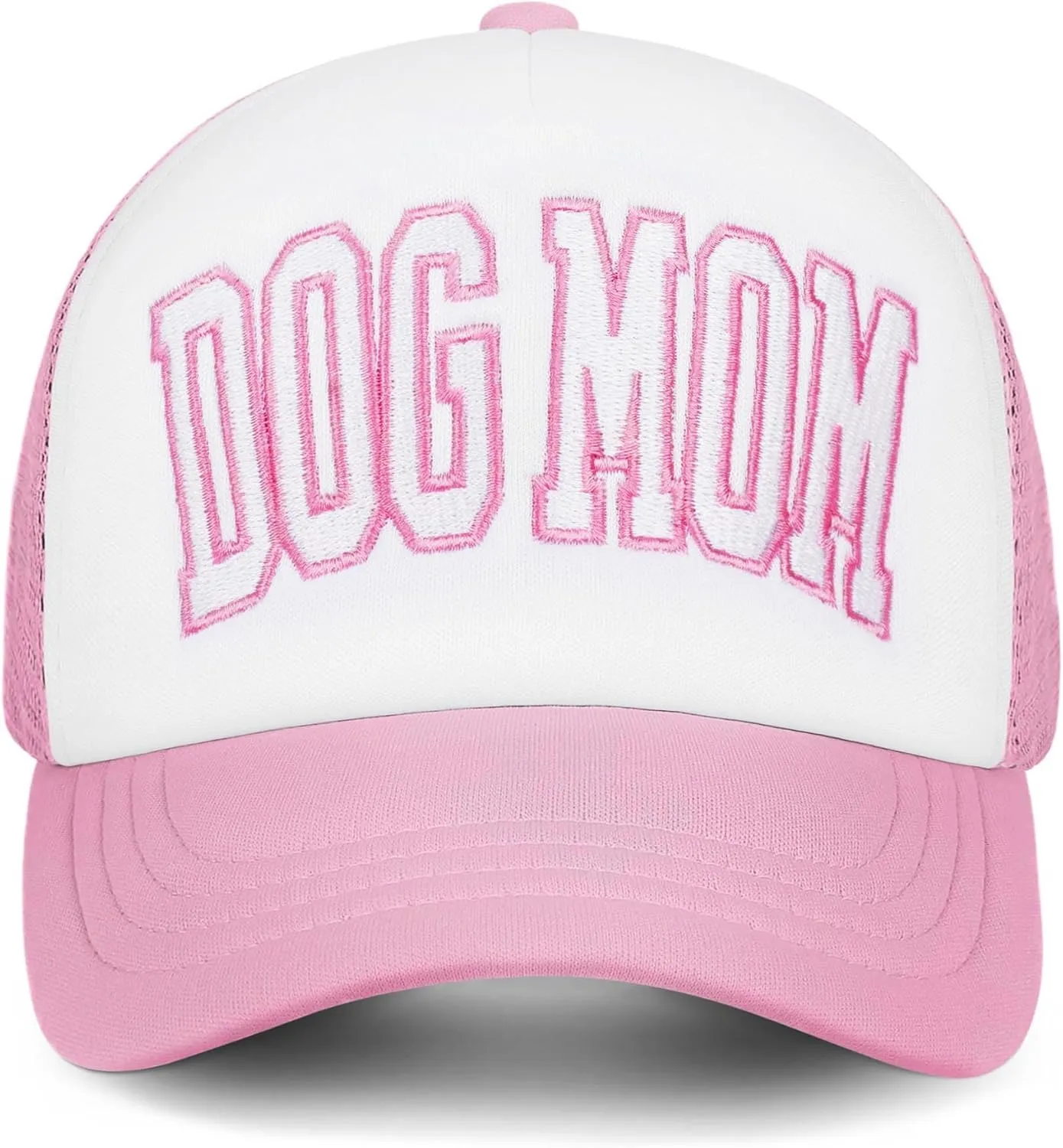 Dog Mom Gifts for Women - Embroidered Foam Front 5 Panel Snapback Trucker Hat - Stylish Comfort for All