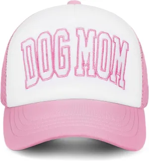 Dog Mom Gifts for Women - Embroidered Foam Front 5 Panel Snapback Trucker Hat - Stylish Comfort for All