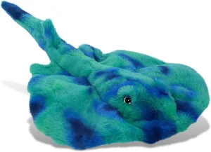 DolliBu Blue Tie-Dye Stingray Super Soft Stuffed Animal, Cute Realistic Stuffed Animals for Girls, Boys, Adults Animal Gifts, Kids Nursery Decor for Newborn, Cuddly Soft Baby Plush Toys - 20 Inches