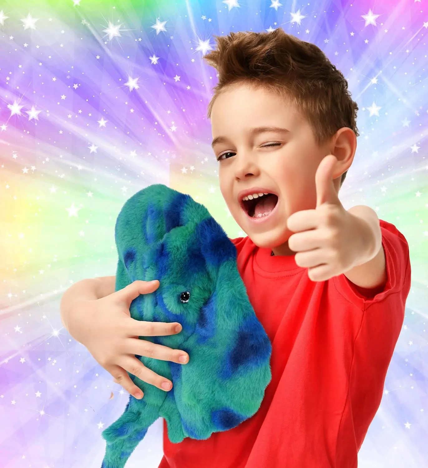 DolliBu Blue Tie-Dye Stingray Super Soft Stuffed Animal, Cute Realistic Stuffed Animals for Girls, Boys, Adults Animal Gifts, Kids Nursery Decor for Newborn, Cuddly Soft Baby Plush Toys - 20 Inches