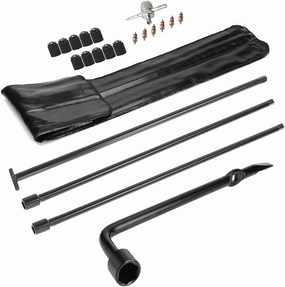 Dr.Roc Spare Tire Tool Kit with Spare Tire Jack Handle and Wheel Lug Wrench Compatible with Nissan Frontier Titan Pathfinder 2005-2019 and Amanda Xterra 2005-2015 and Infiniti 2013-2020 Select Models