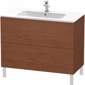 Duravit LC662701313 LC6627 L-Cube 40" Single Free Standing Wood Vanity Cabinet Only - Less Vanity Top