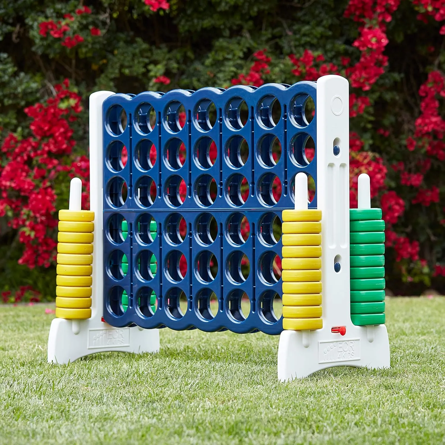 ECR4Kids Jumbo 4-To-Score, Giant Game, Blue/Gold