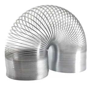 EISCO Wave Form Helix Spring, 4" Closed Length x 3" Diameter - A Scientist's Version of The Classic Toy - Extra Long