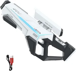 Electric Water Guns for Adults Kids, Automatic Water Reload & Shooting, LED Light, 26-32 FT Range Powerful Classic Water Squirt, Large Capacity Battery Powered Water Guns Summer Outdoor Beach Play