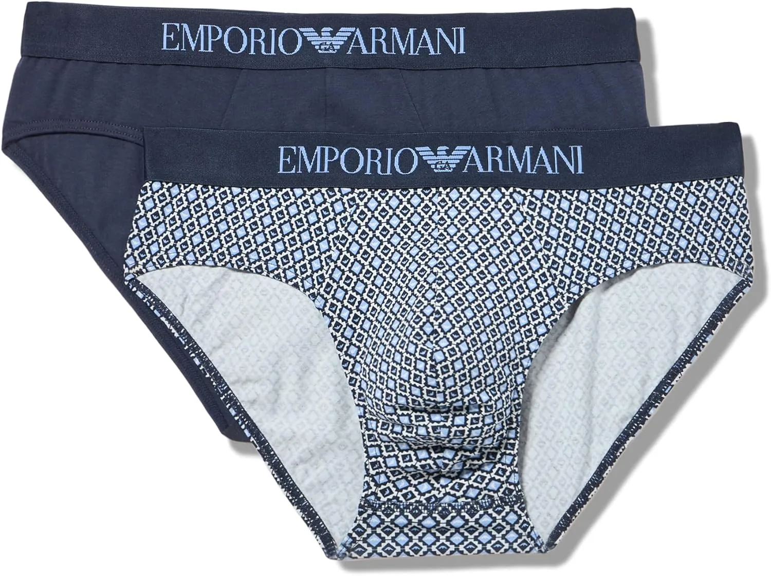 Emporio Armani Men's Classic Pattern Mix 2-pack Brief