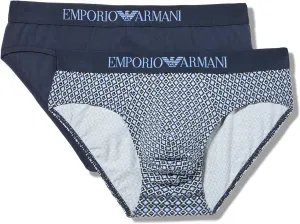 Emporio Armani Men's Classic Pattern Mix 2-pack Brief