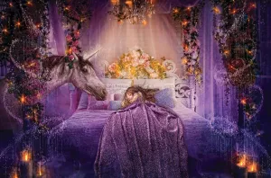 Enchanted Dreams Fantasy Puzzle By Tara Lesher | 1000 Piece Jigsaw Puzzle For Adults And Kids | Interactive Brain Teaser for Family Game Night | 29 x 20 Inches