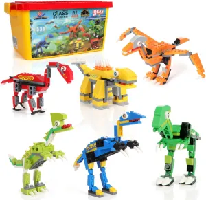 EP EXERCISE N PLAY Dinosaur Building Blocks, Dinosaur Toys，Creative DIY Construction Toys for Boys and Girls Ages 6  (539 pcs)